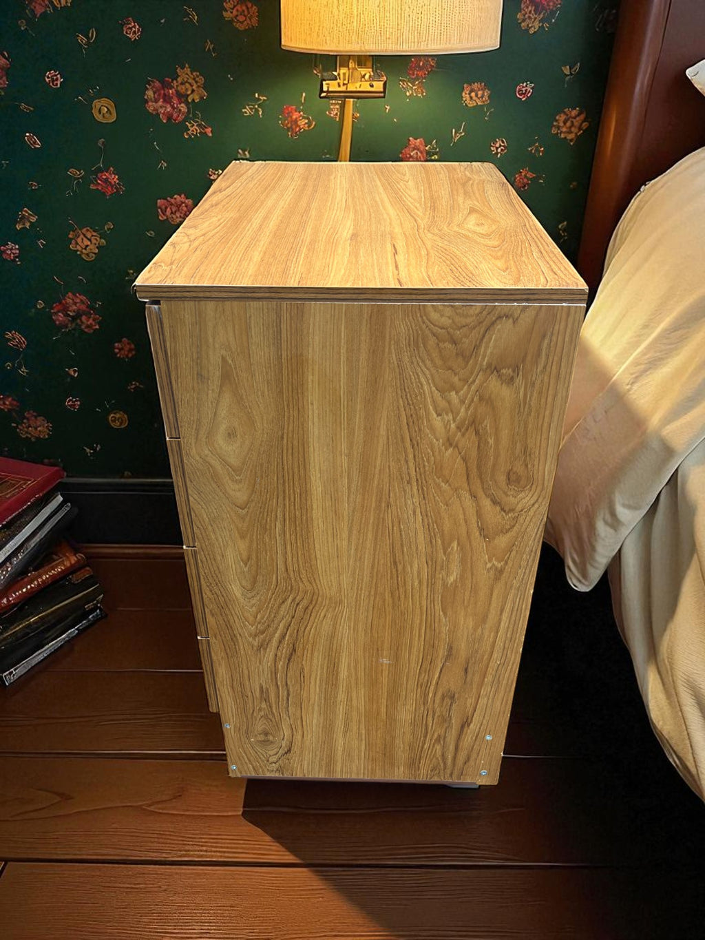Mid-Century Danish Style Chest of Drawers | 4 Drawer Veneer Cabinet