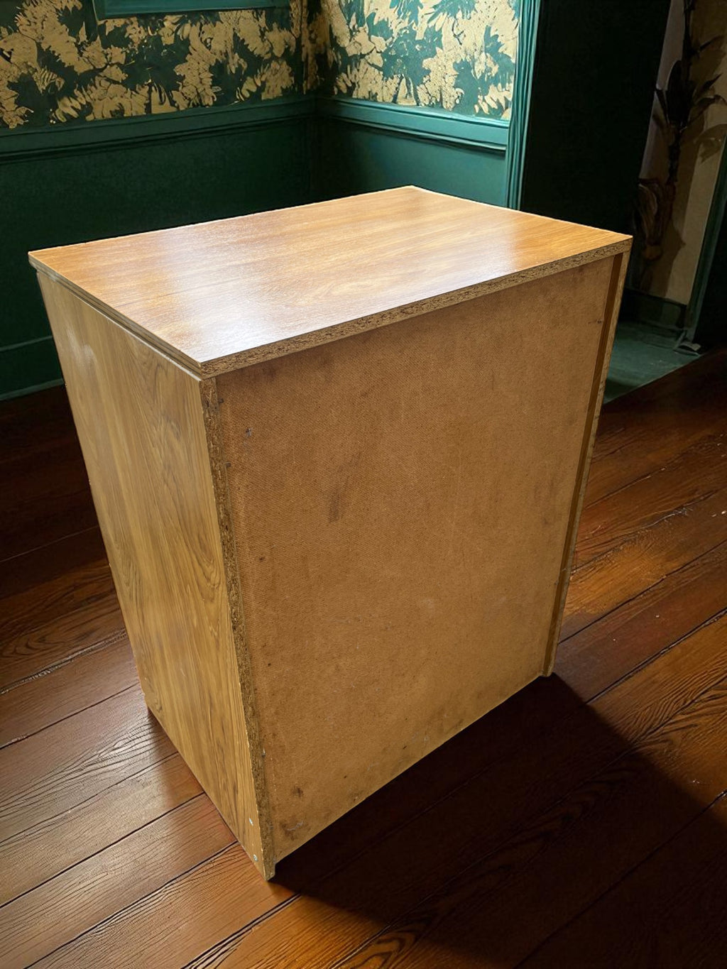 Mid-Century Danish Style Chest of Drawers | 4 Drawer Veneer Cabinet