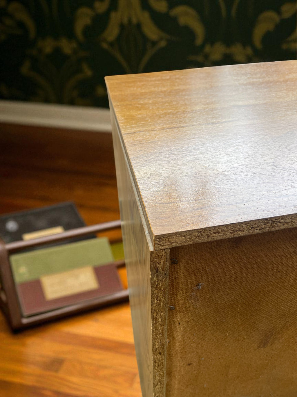 Mid-Century Danish Style Chest of Drawers | 4 Drawer Veneer Cabinet
