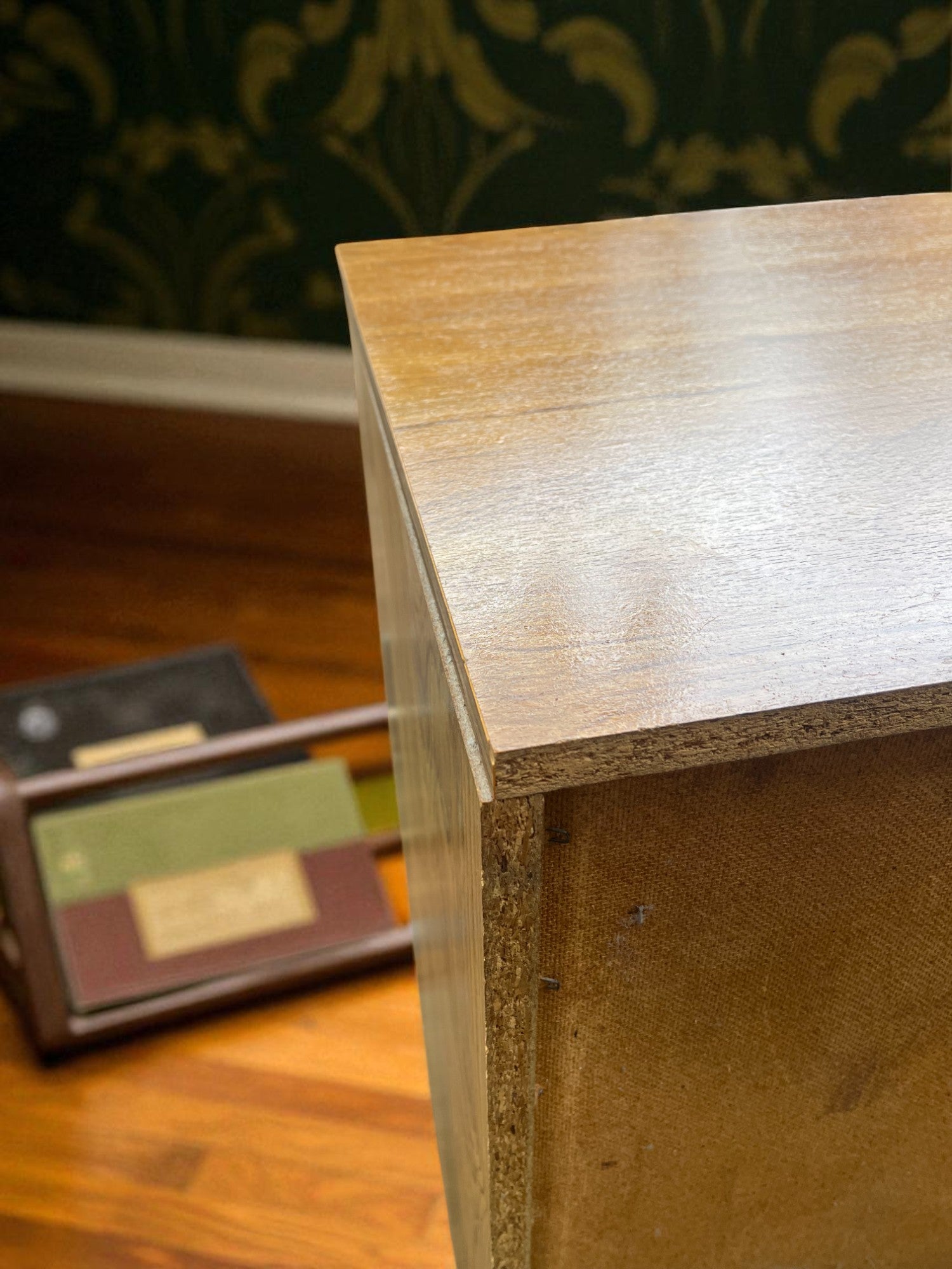 Mid-Century Danish Style Chest of Drawers | 4 Drawer Veneer Cabinet