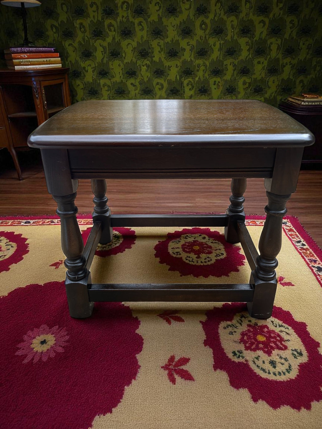 Ercol Vintage Nest of Tables | Set of Three with Turned Legs