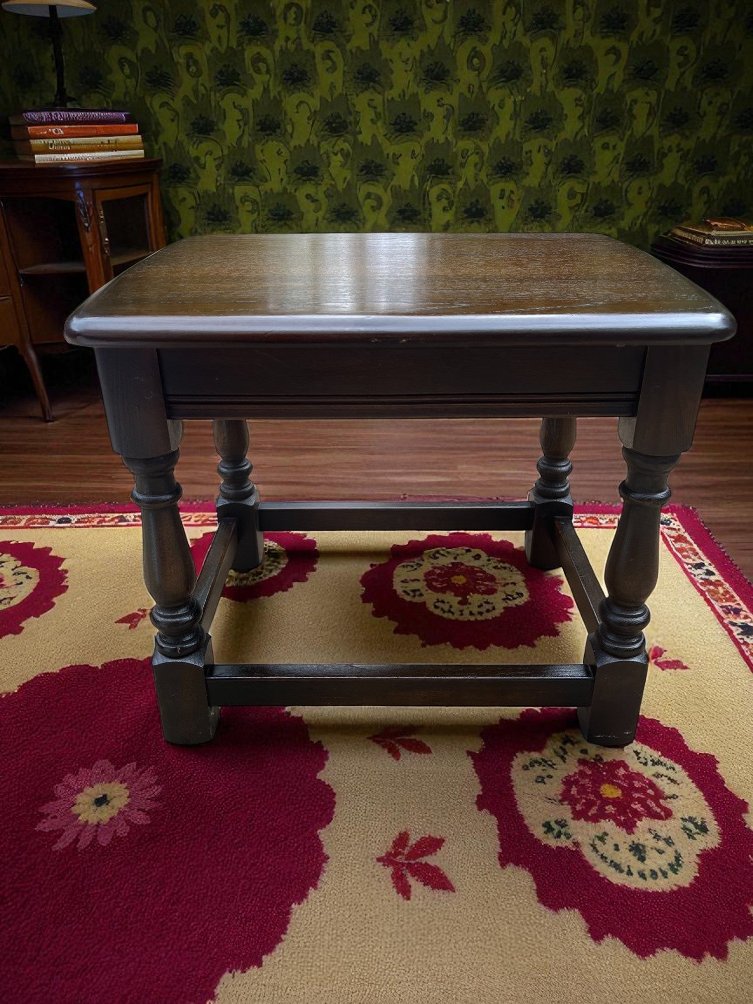 Ercol Vintage Nest of Tables | Set of Three with Turned Legs