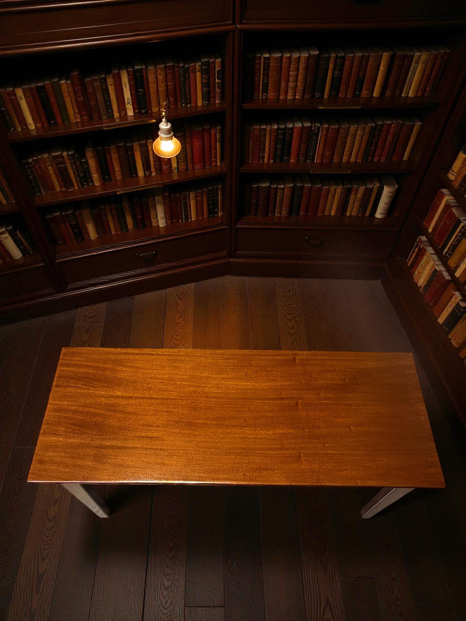 Mid-Century Coffee Table with Hidden Drawer | Rare Design