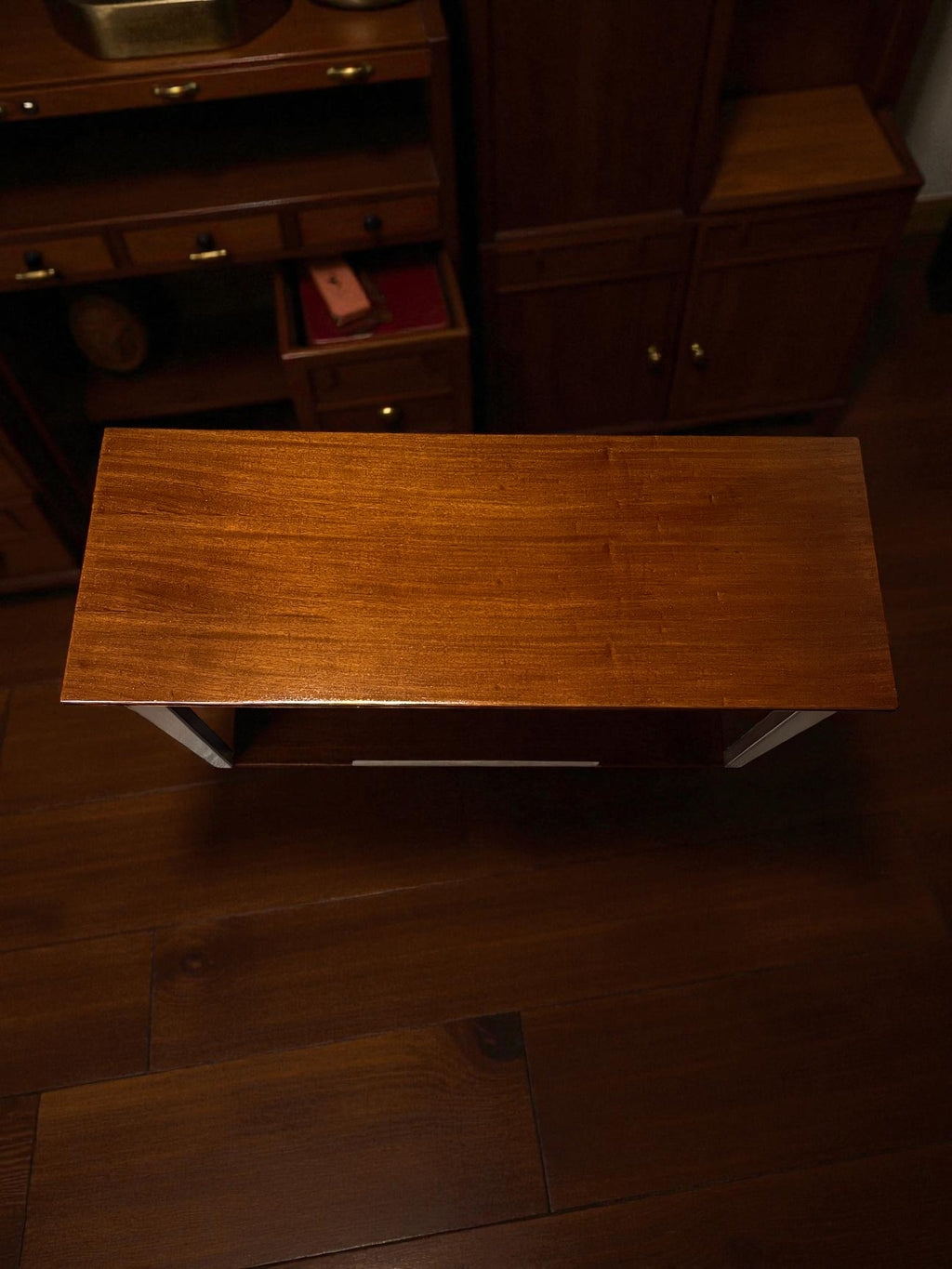 Mid-Century Coffee Table with Hidden Drawer | Rare Design