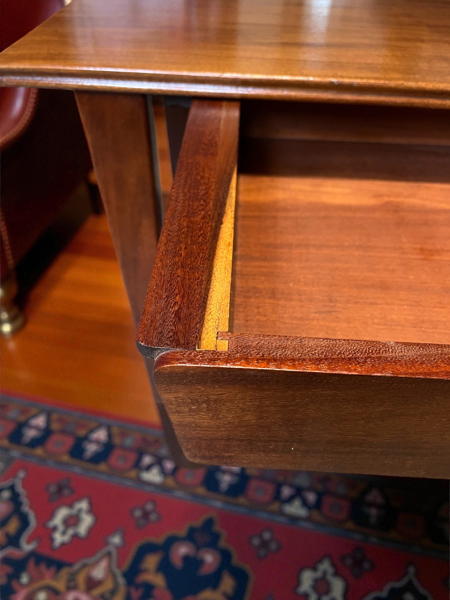 Mid-Century Coffee Table with Hidden Drawer | Rare Design