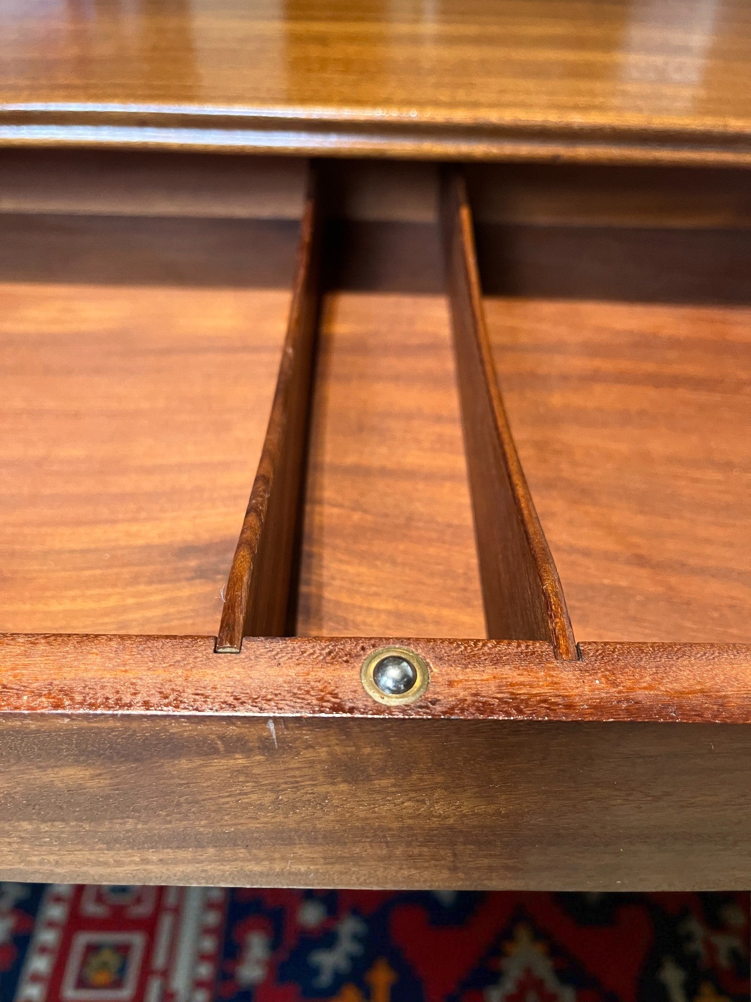 Mid-Century Coffee Table with Hidden Drawer | Rare Design