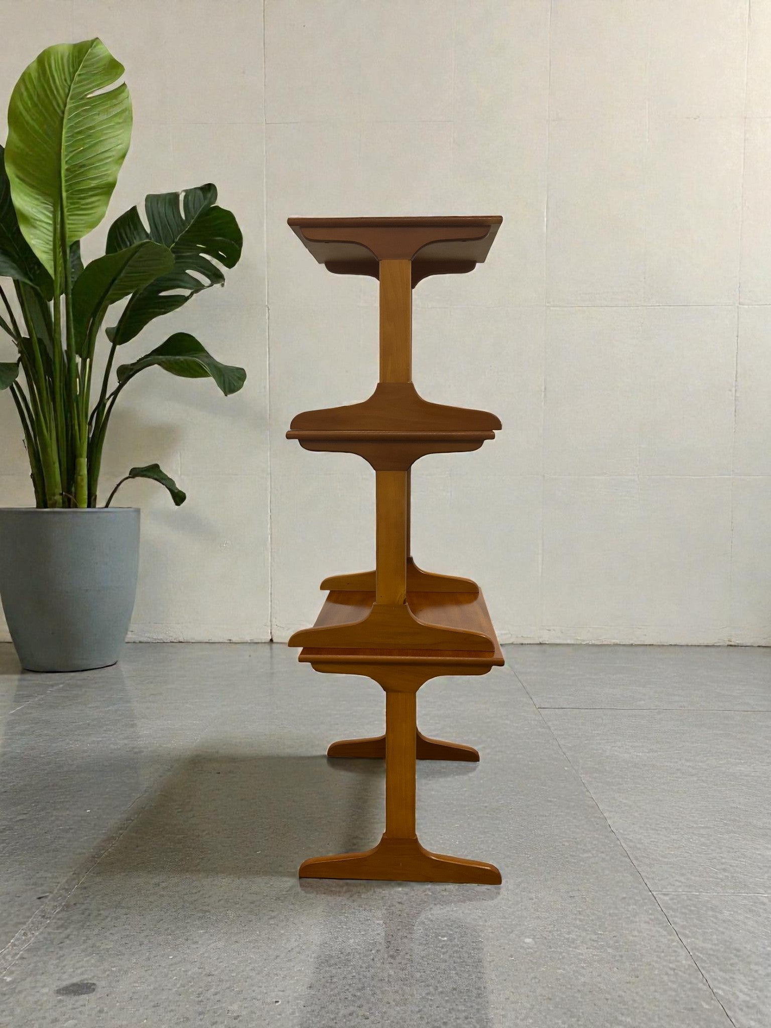 Jentique Nest of Tables | Mid-Century Teak Set of Three