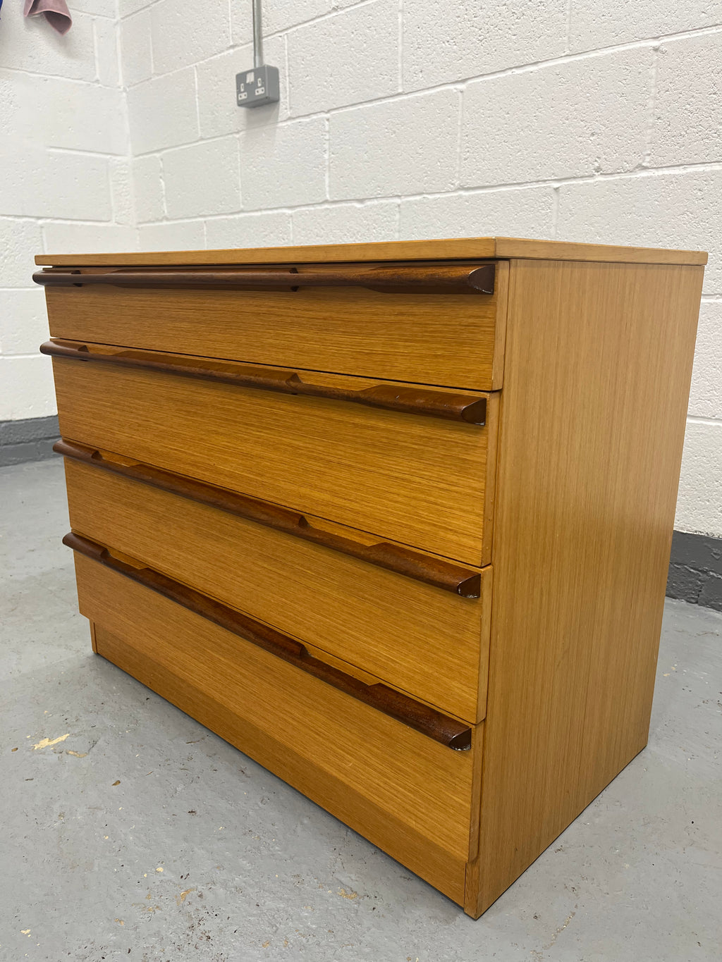 Avalon Teak Retro Chest Of Drawers Mid-Century Retro Furniture MCM