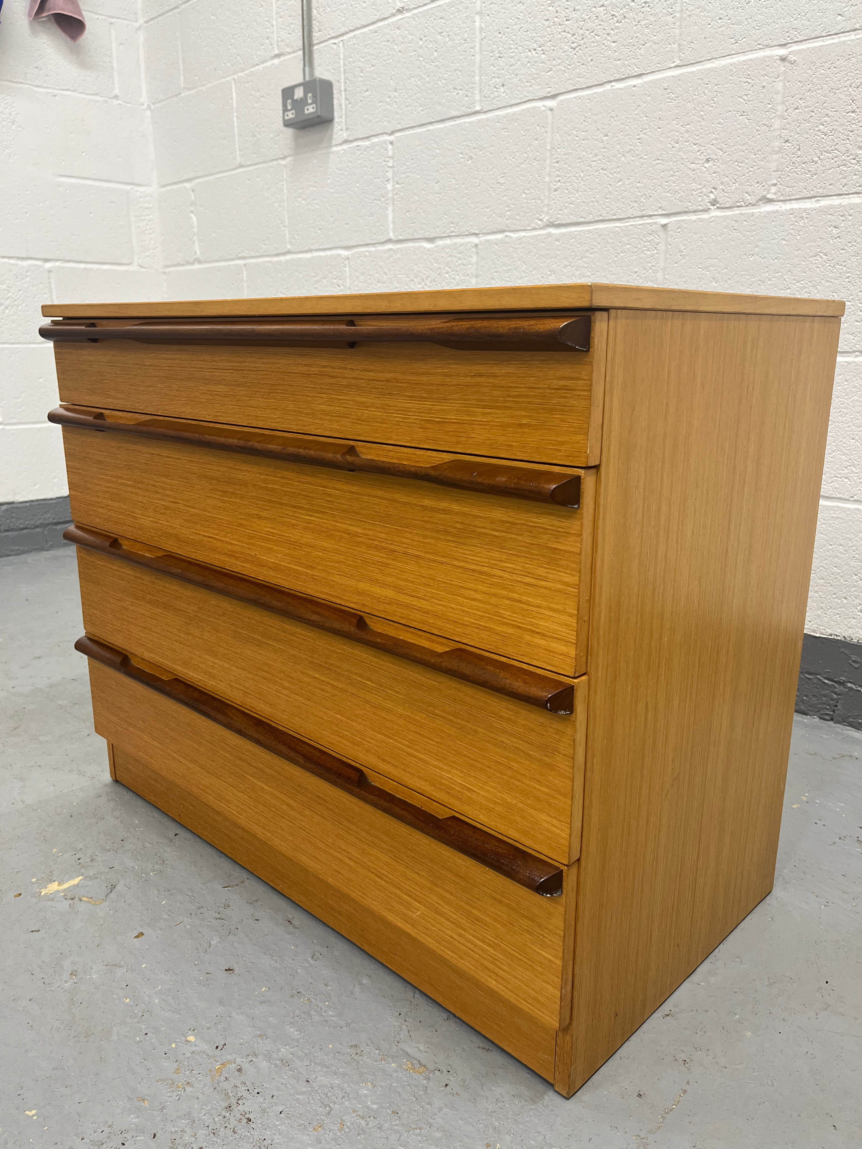 Avalon Teak Retro Chest Of Drawers Mid-Century Retro Furniture MCM