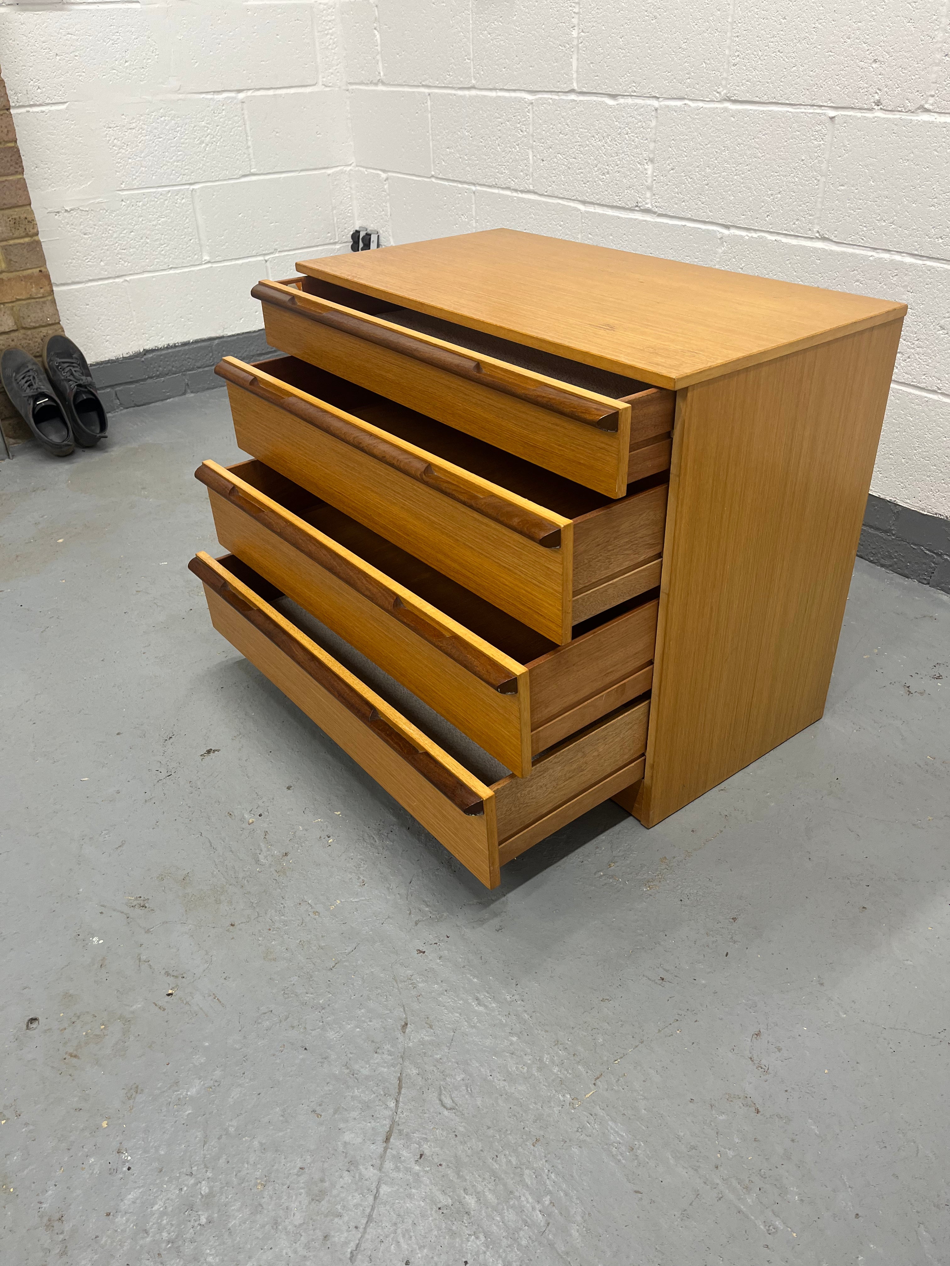 Avalon Teak Retro Chest Of Drawers Mid-Century Retro Furniture MCM