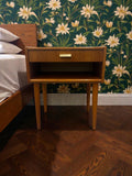 1960s Scandinavian Style Bedside Table | Mid-Century Nightstand