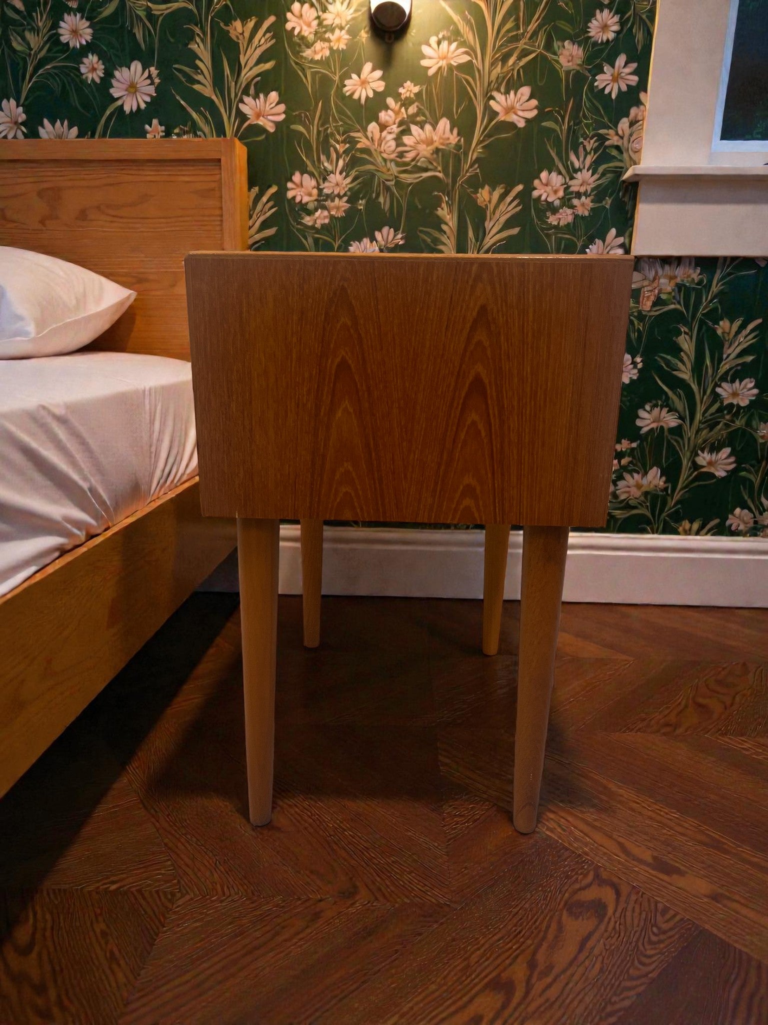 1960s Scandinavian Style Bedside Table | Mid-Century Nightstand