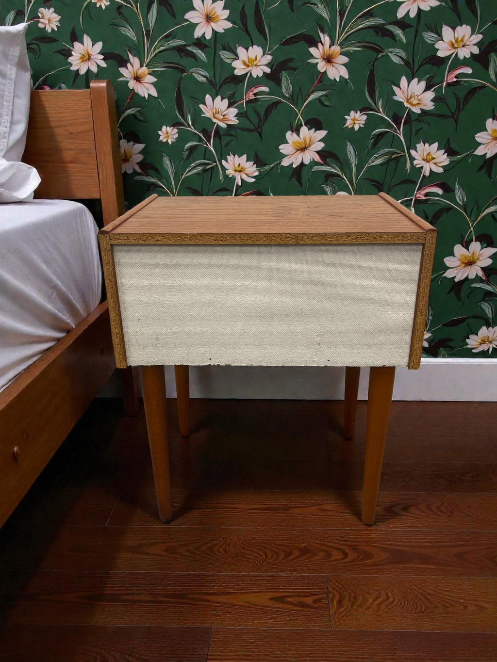 1960s Scandinavian Style Bedside Table | Mid-Century Nightstand