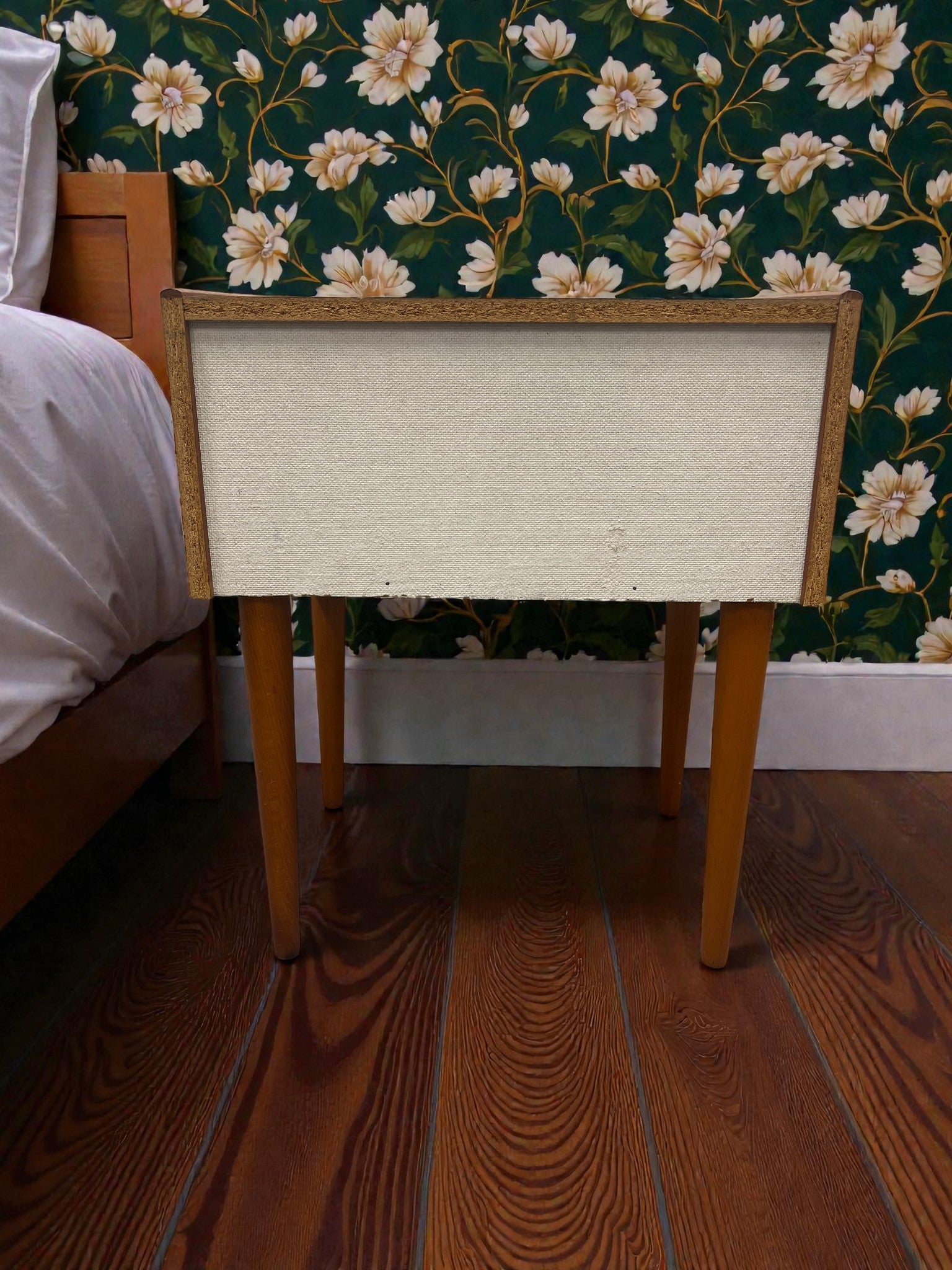 1960s Scandinavian Style Bedside Table | Mid-Century Nightstand