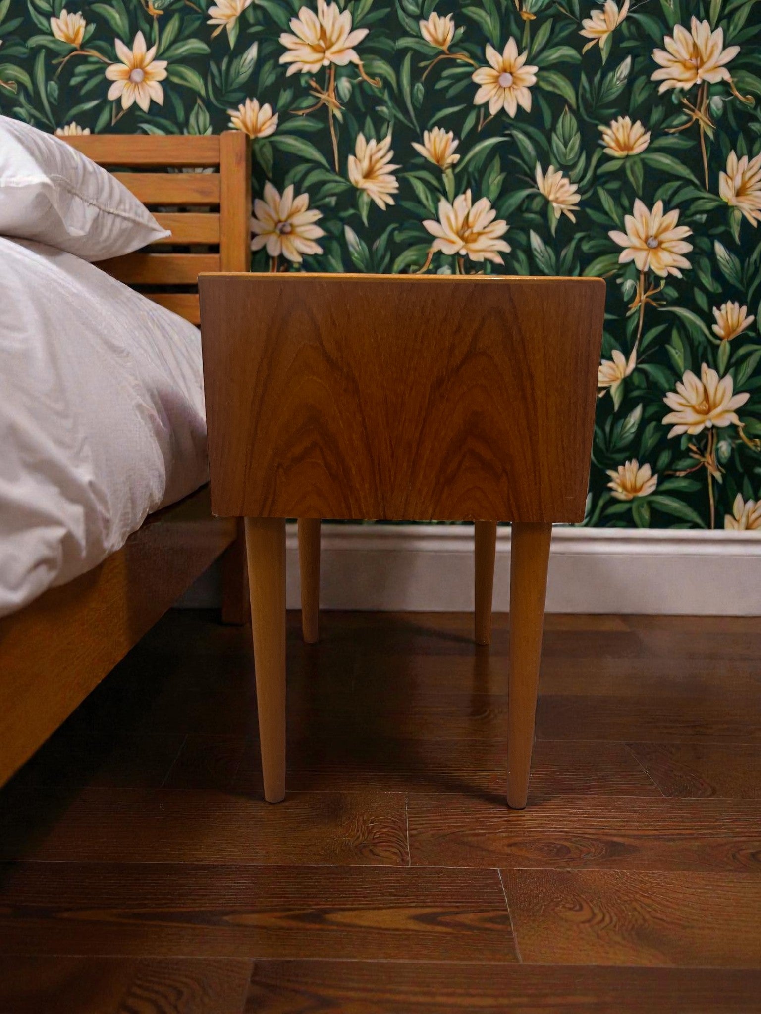 1960s Scandinavian Style Bedside Table | Mid-Century Nightstand