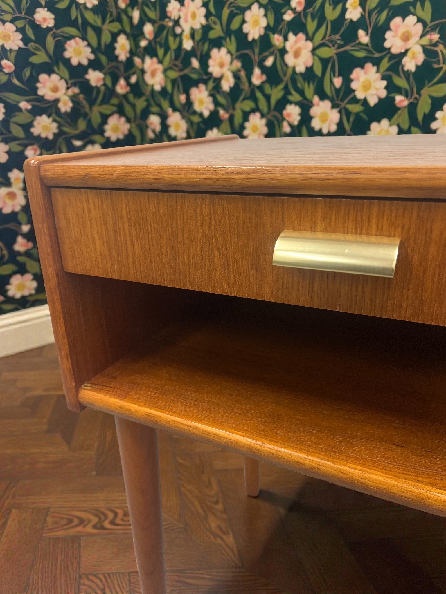 1960s Scandinavian Style Bedside Table | Mid-Century Nightstand