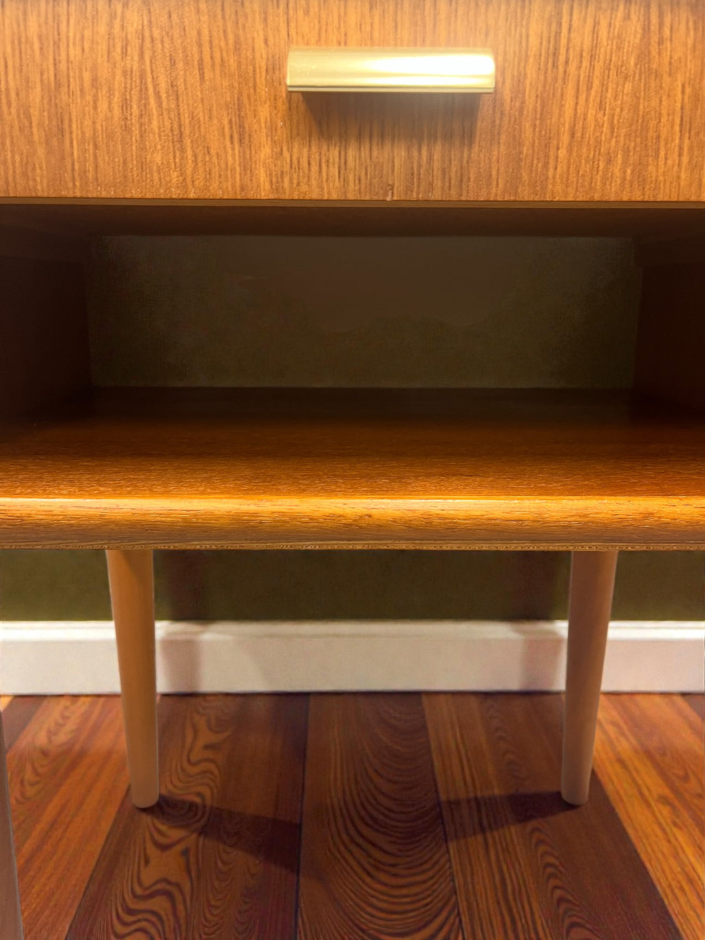 1960s Scandinavian Style Bedside Table | Mid-Century Nightstand