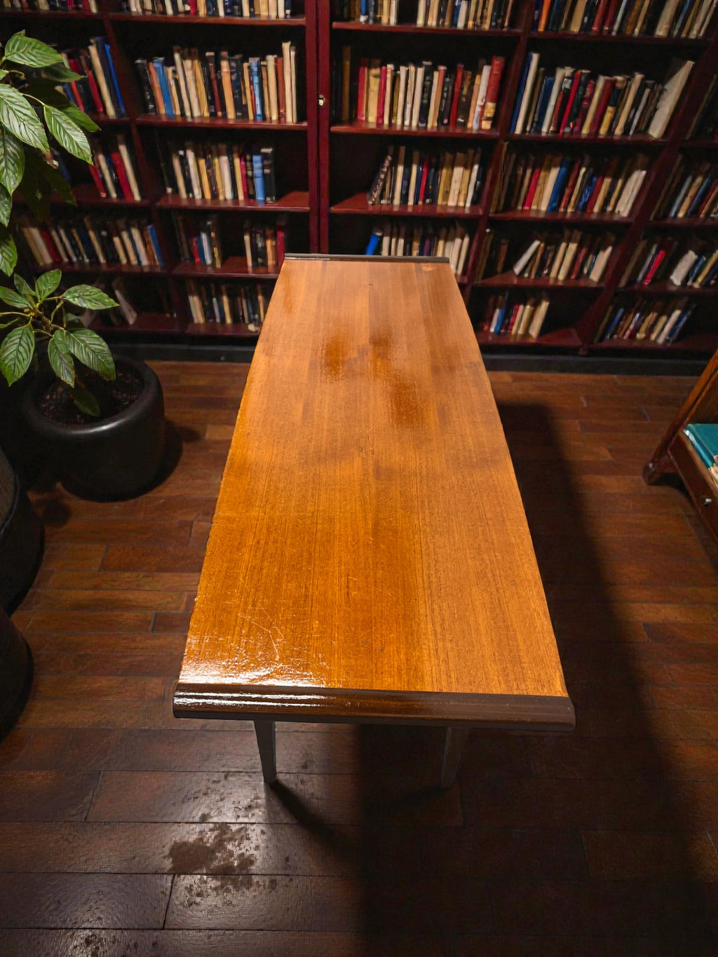 Myer Mid-Century Teak Coffee Table with Shelf | 1960s