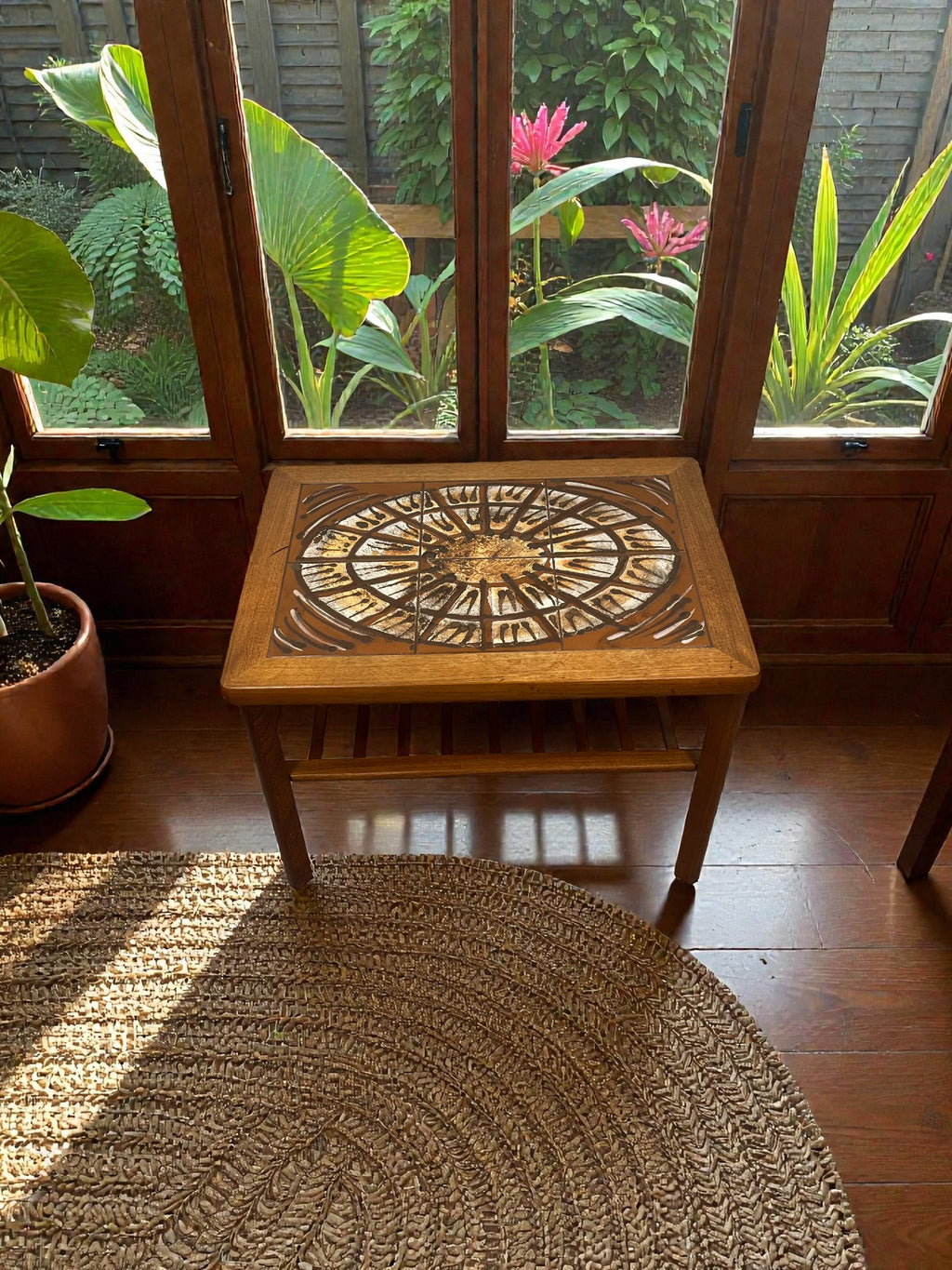 Danish Tile Top Coffee Table by Mobelfabrikken | Mid-Century