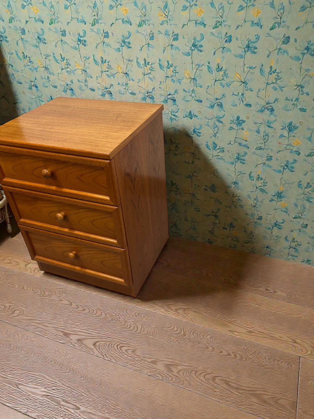 G-Plan Albany Bedside Table | Mid-Century Three Drawer Cabinet
