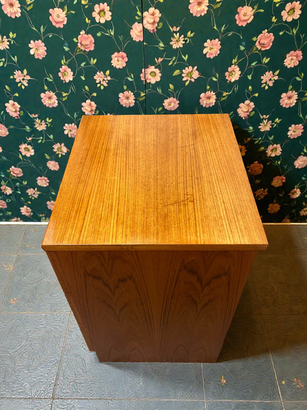 G-Plan Albany Bedside Table | Mid-Century Three Drawer Cabinet