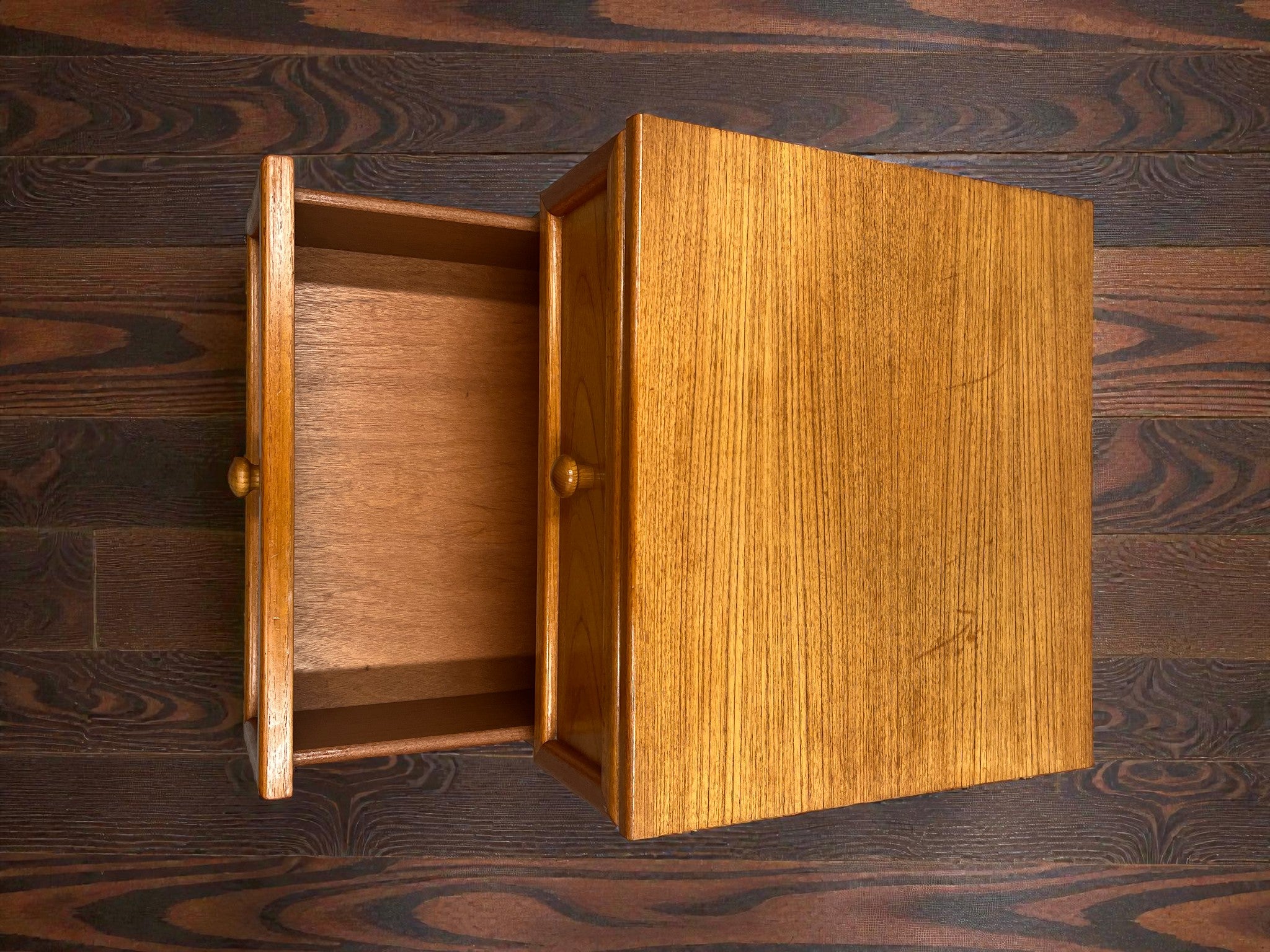G-Plan Albany Bedside Table | Mid-Century Three Drawer Cabinet