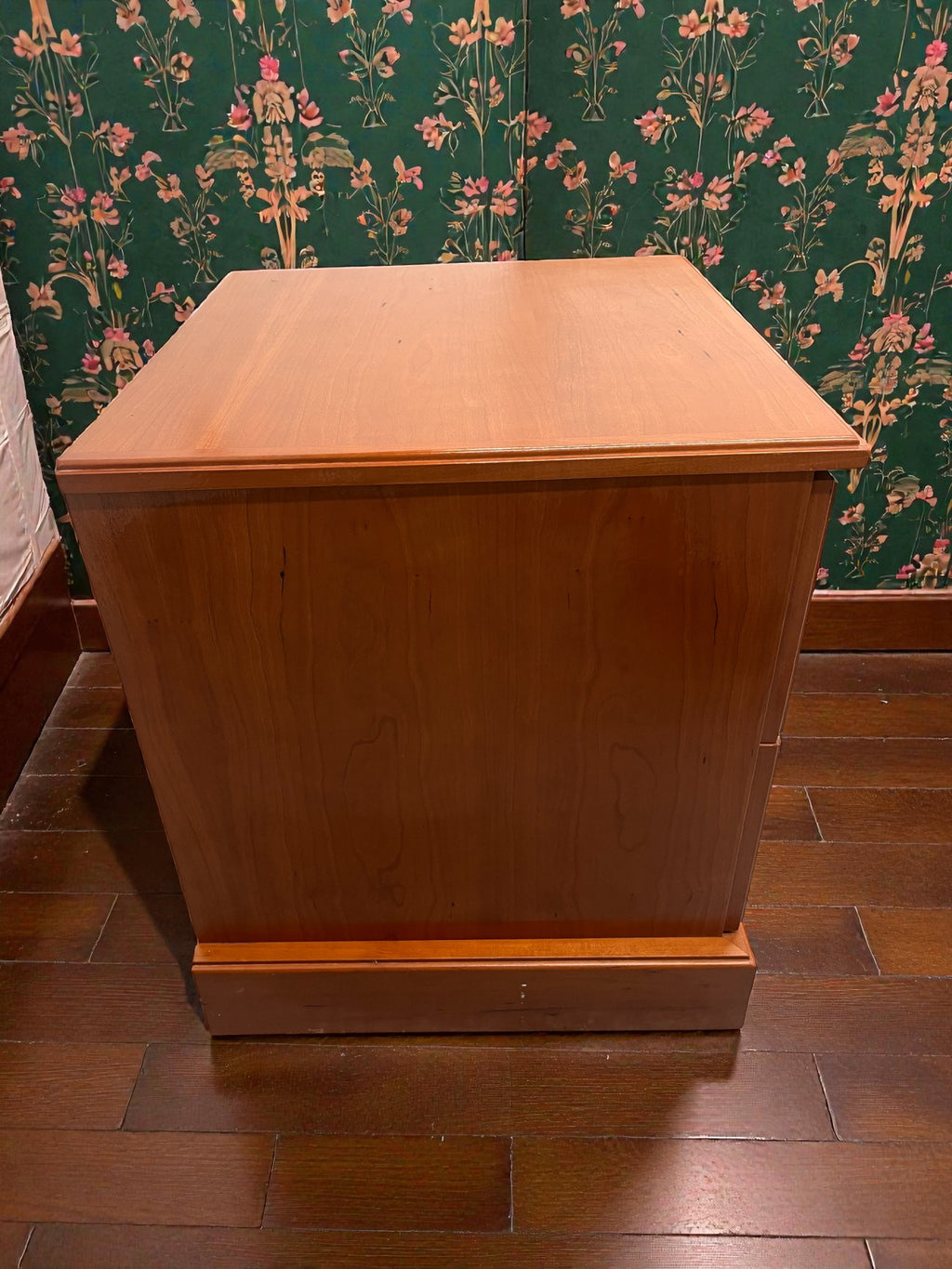Classic Two Drawer Bedside Table | Solid Vintage Nightstand