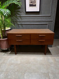 Rare FM Møbler Danish 2 Drawer Unit | 1960s Mid-Century Cabinet
