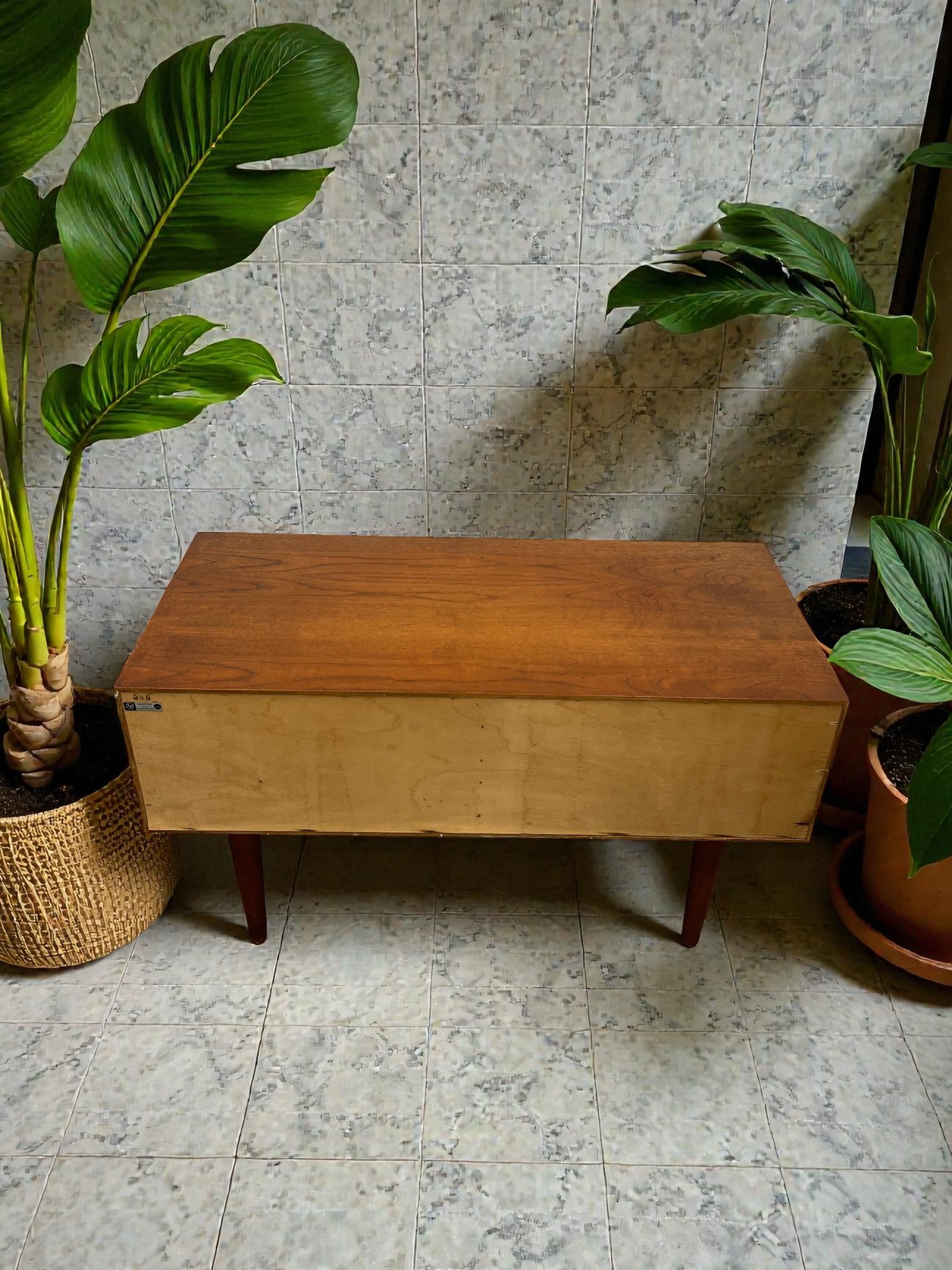 Rare FM Møbler Danish 2 Drawer Unit | 1960s Mid-Century Cabinet
