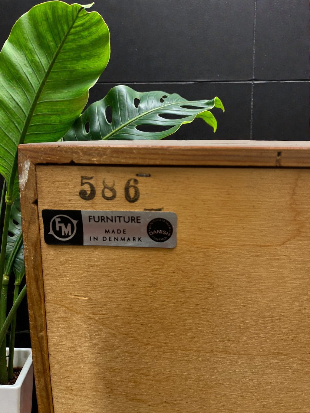 Rare FM Møbler Danish 2 Drawer Unit | 1960s Mid-Century Cabinet