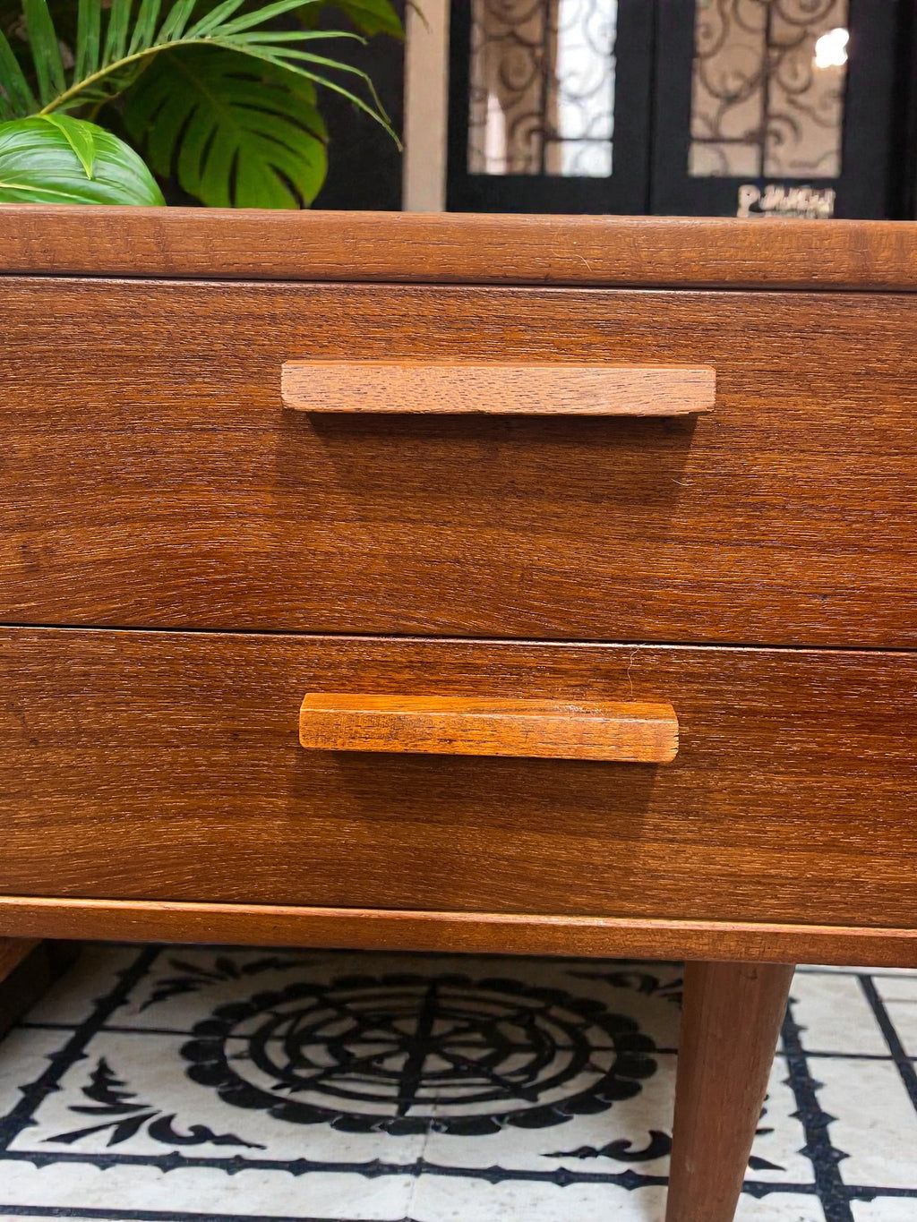 Rare FM Møbler Danish 2 Drawer Unit | 1960s Mid-Century Cabinet