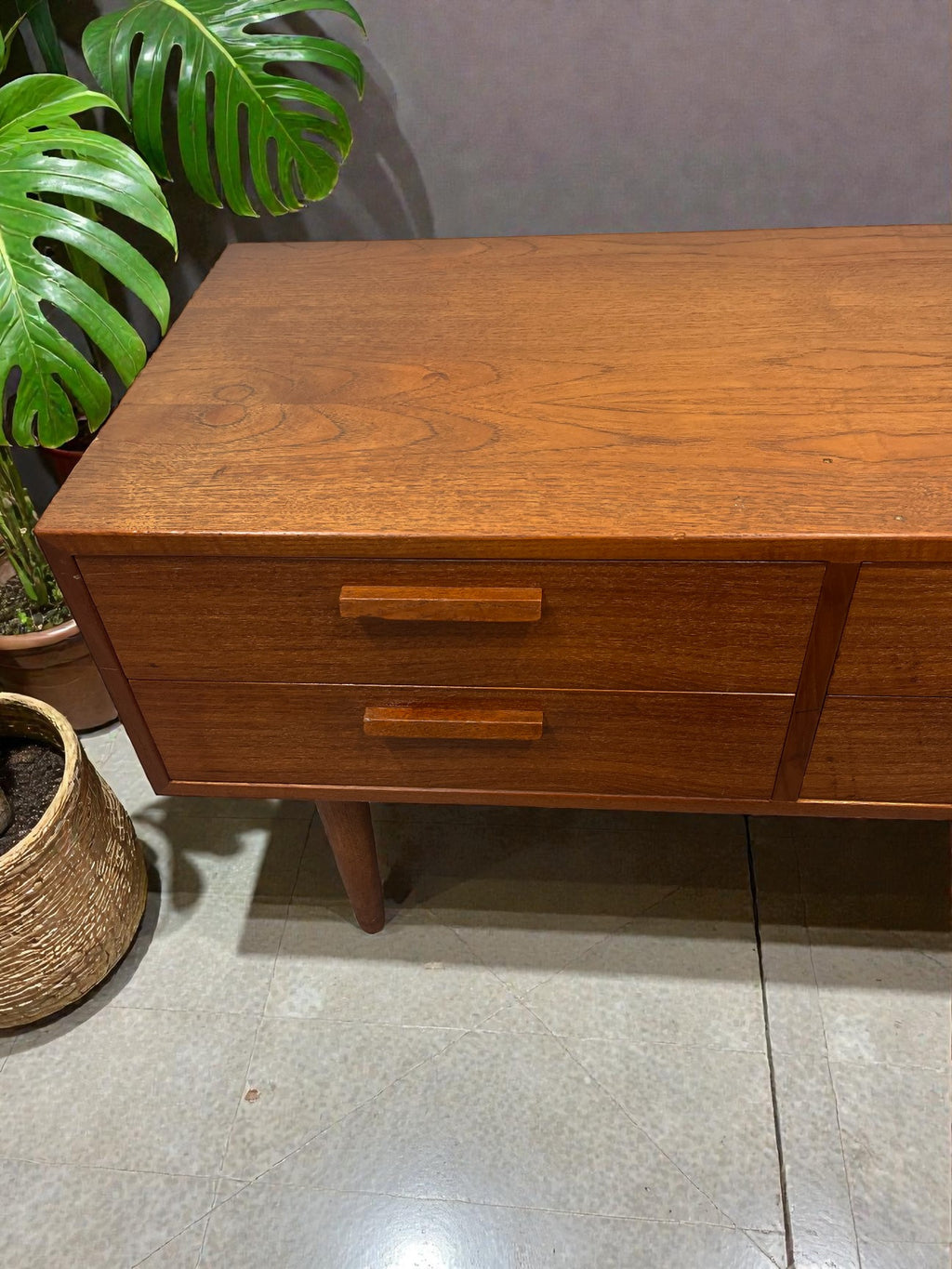 Rare FM Møbler Danish 2 Drawer Unit | 1960s Mid-Century Cabinet