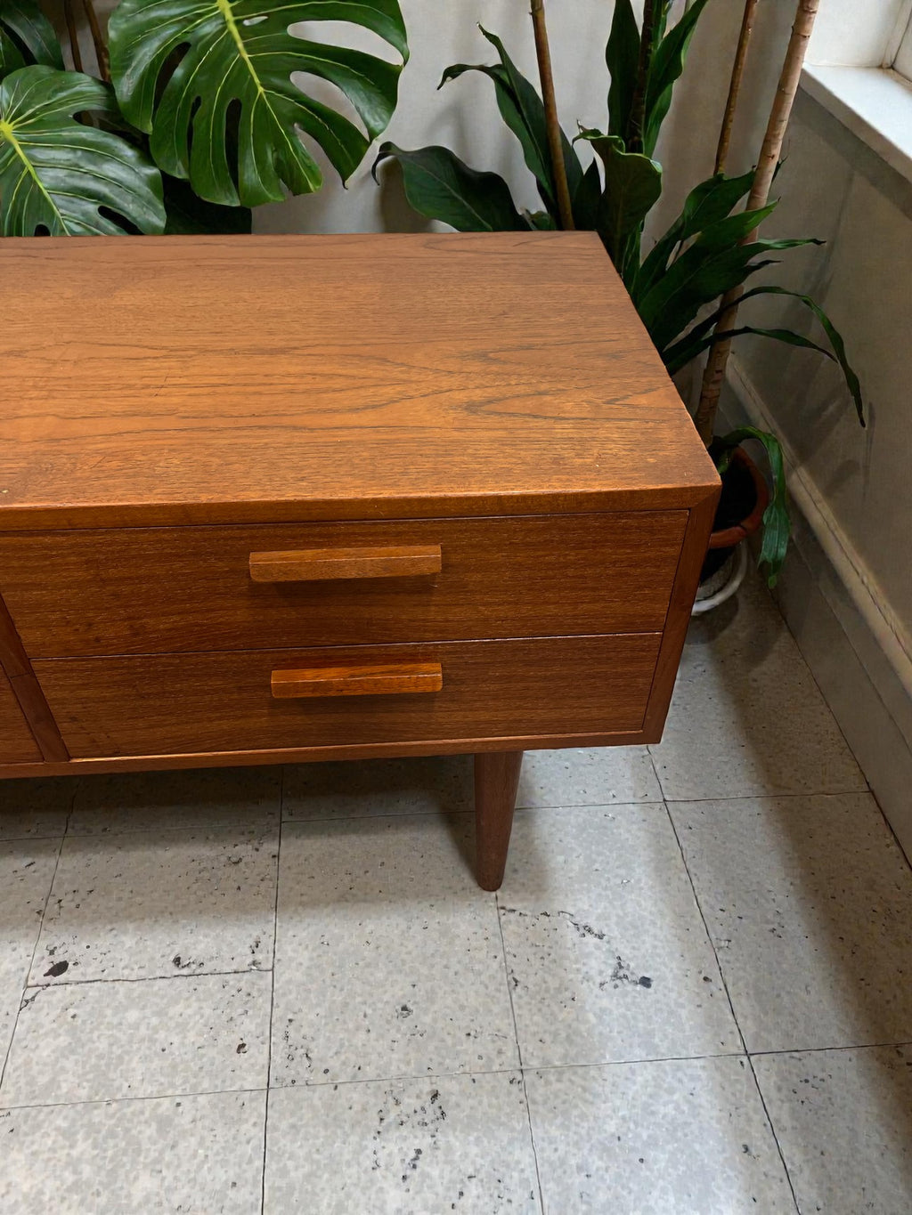 Rare FM Møbler Danish 2 Drawer Unit | 1960s Mid-Century Cabinet