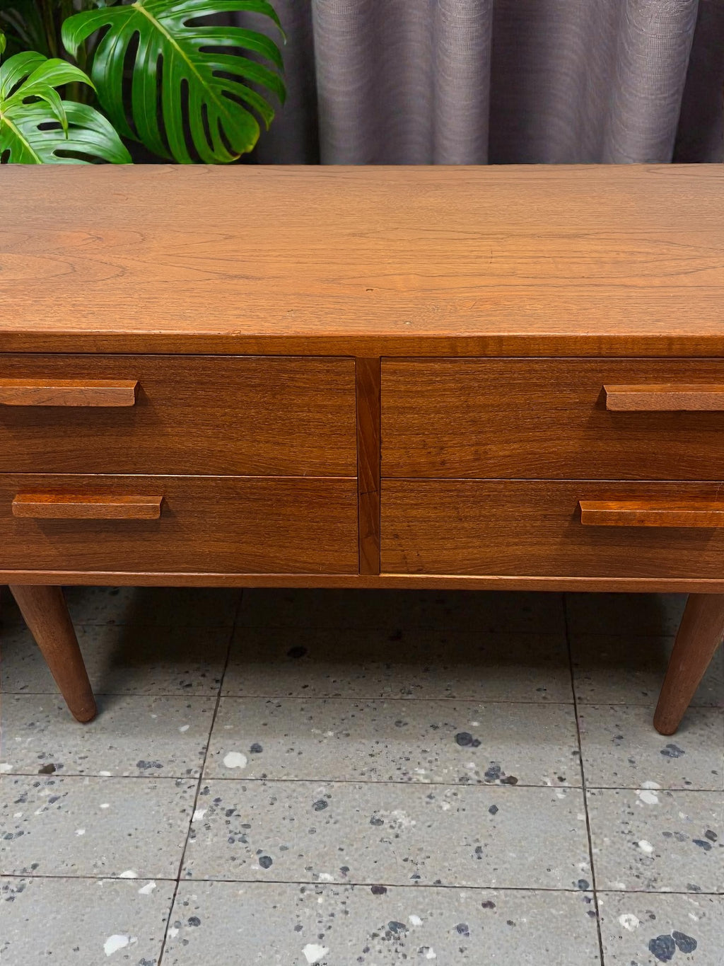 Rare FM Møbler Danish 2 Drawer Unit | 1960s Mid-Century Cabinet