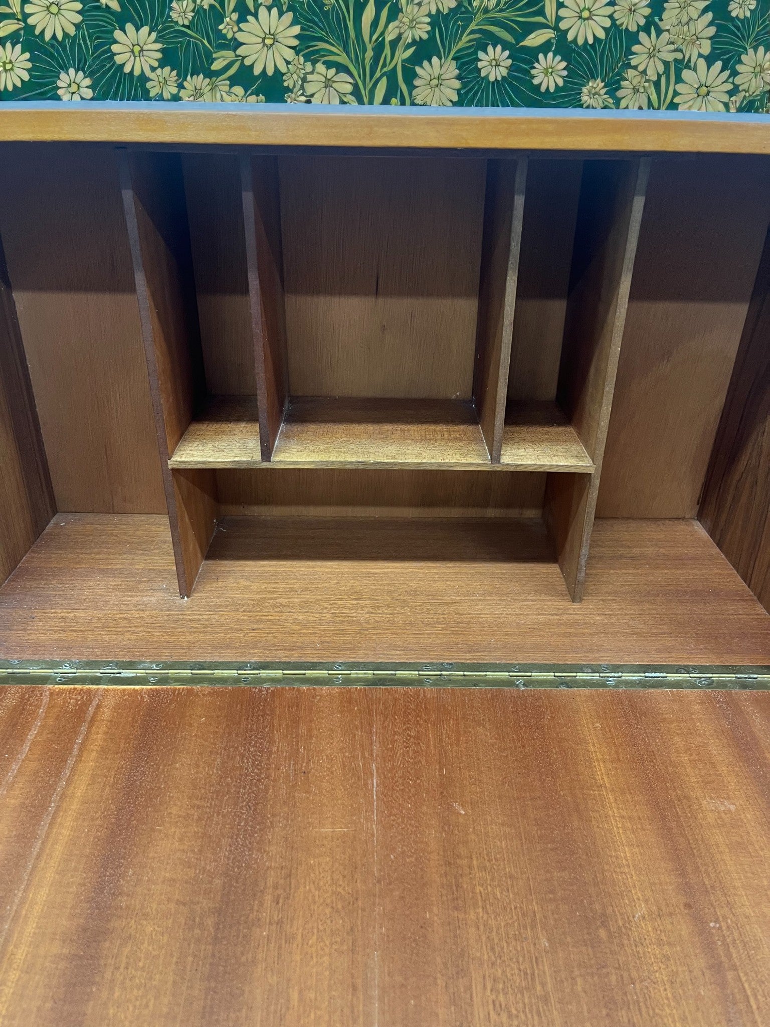 Mid-Century Teak Bureau by Remploy | 1960s Drop-Front Writing Desk
