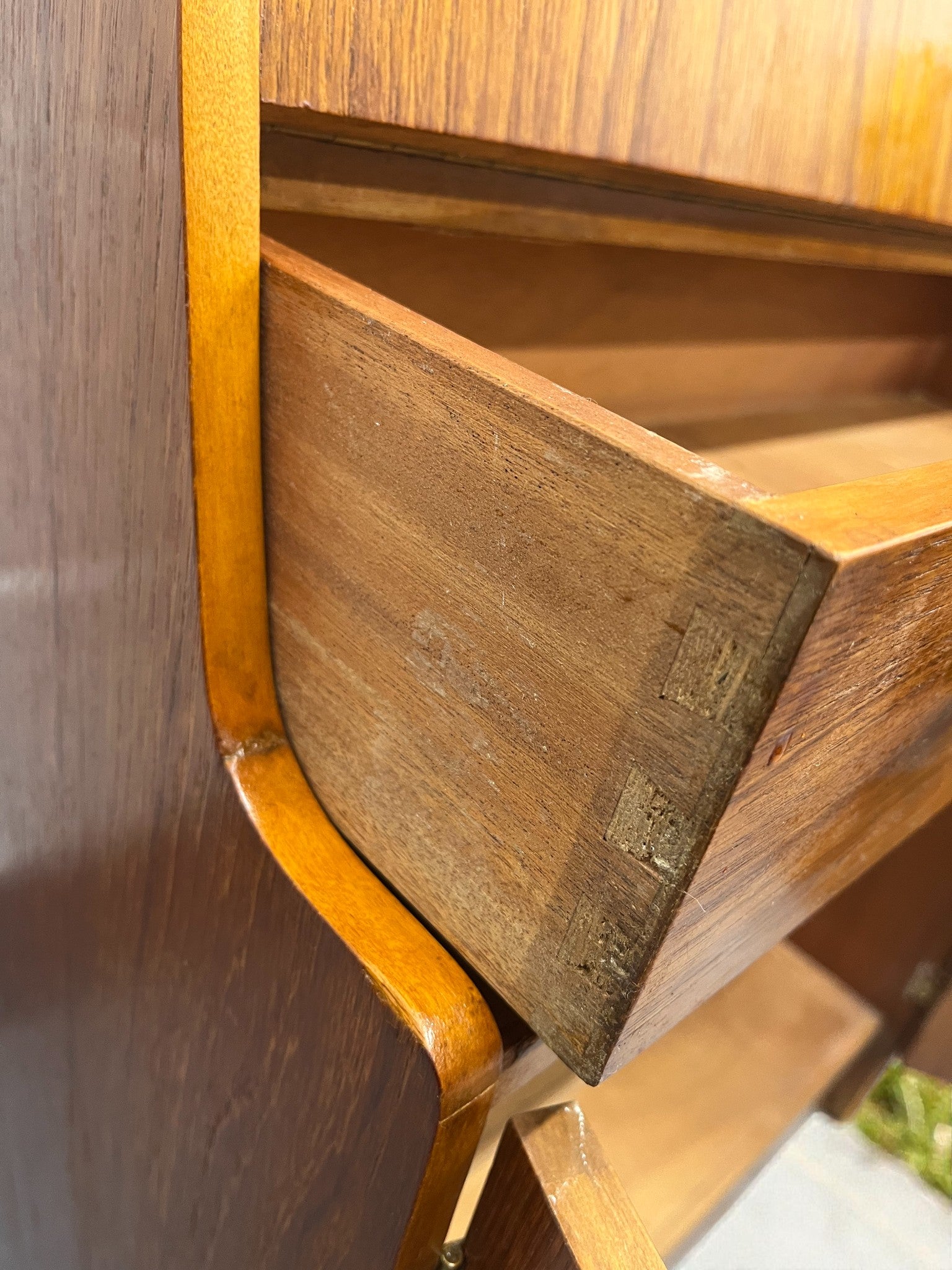 Mid-Century Teak Bureau by Remploy | 1960s Drop-Front Writing Desk
