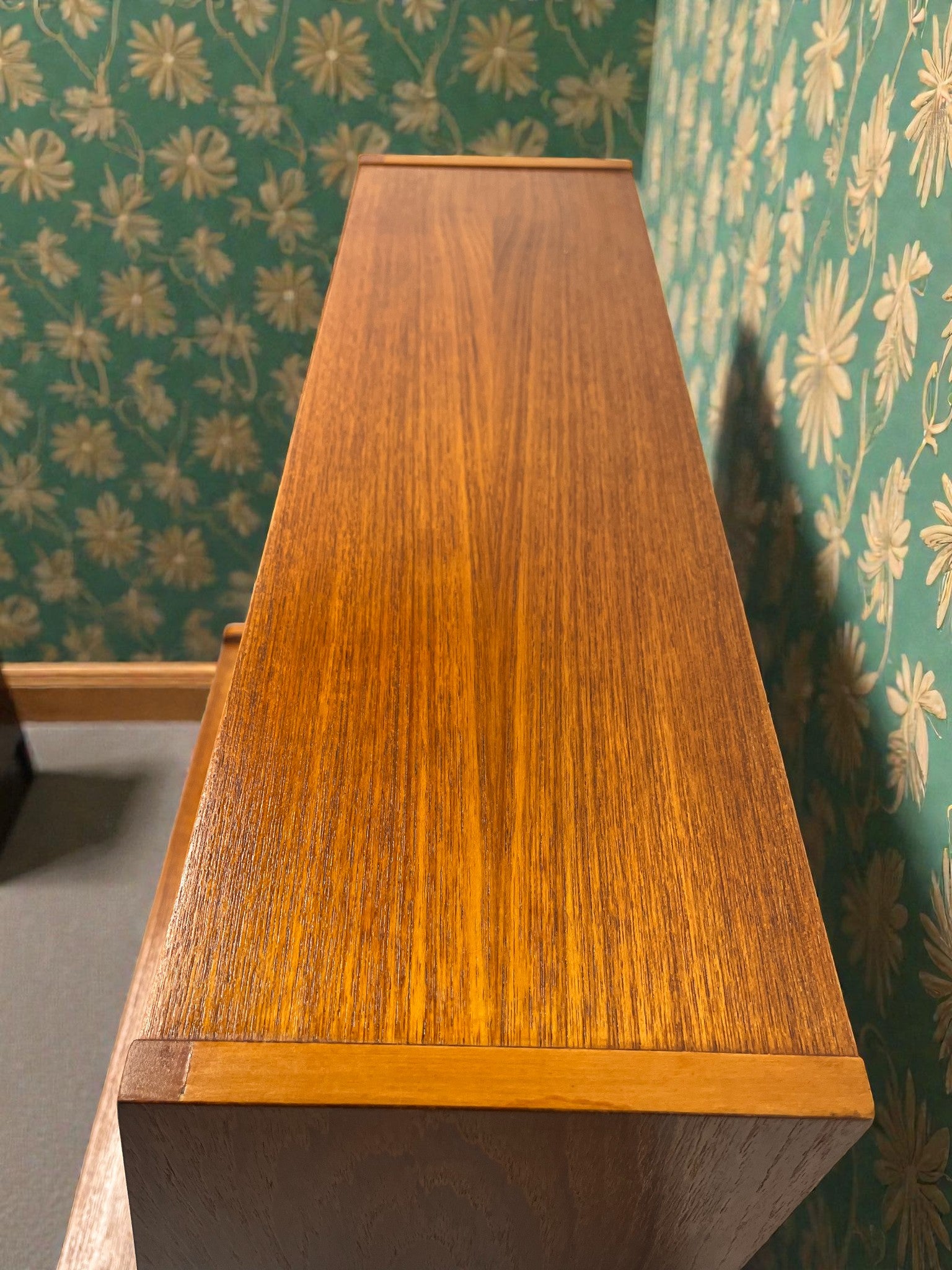 Mid-Century Teak Bureau by Remploy | 1960s Drop-Front Writing Desk