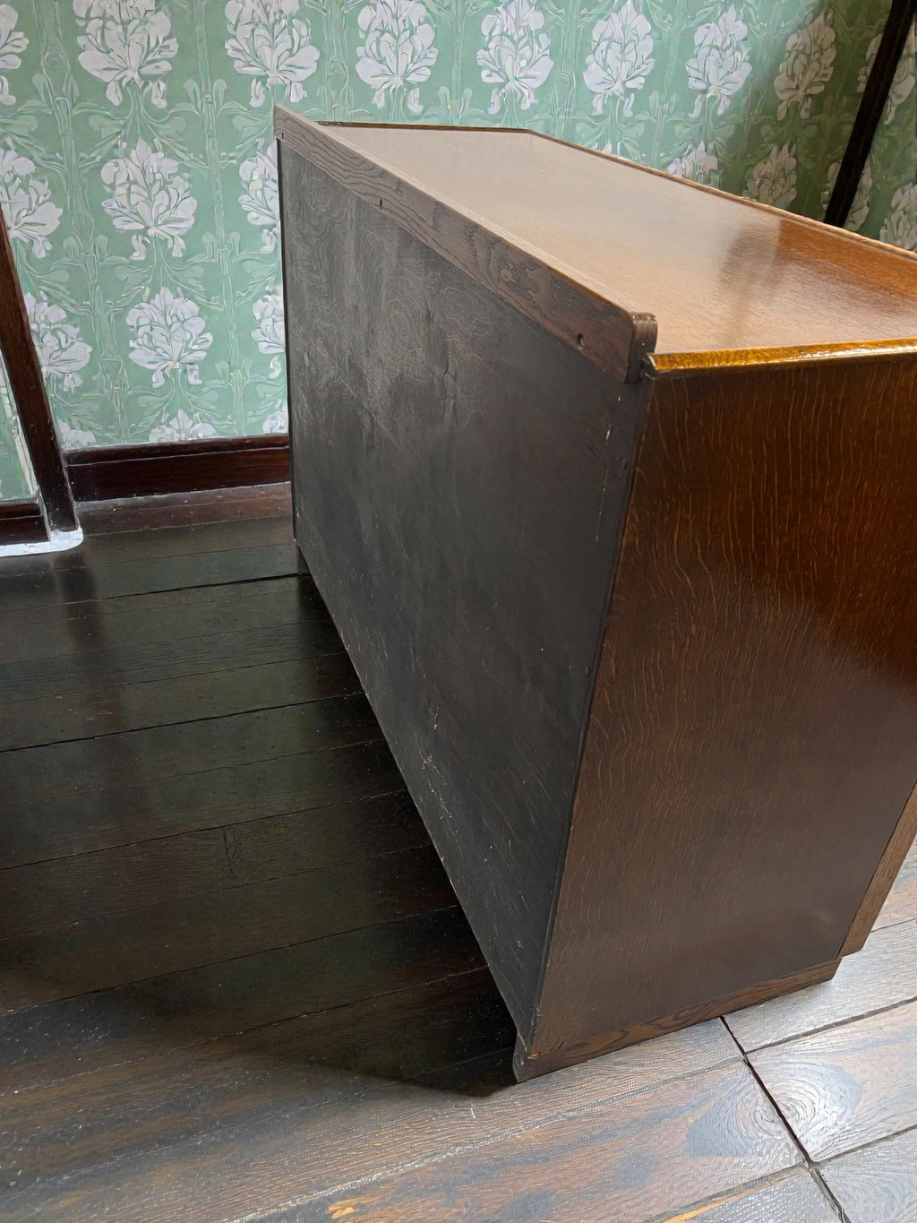 Oak Arts & Crafts Sideboard | Antique 2 Door Buffet Cabinet