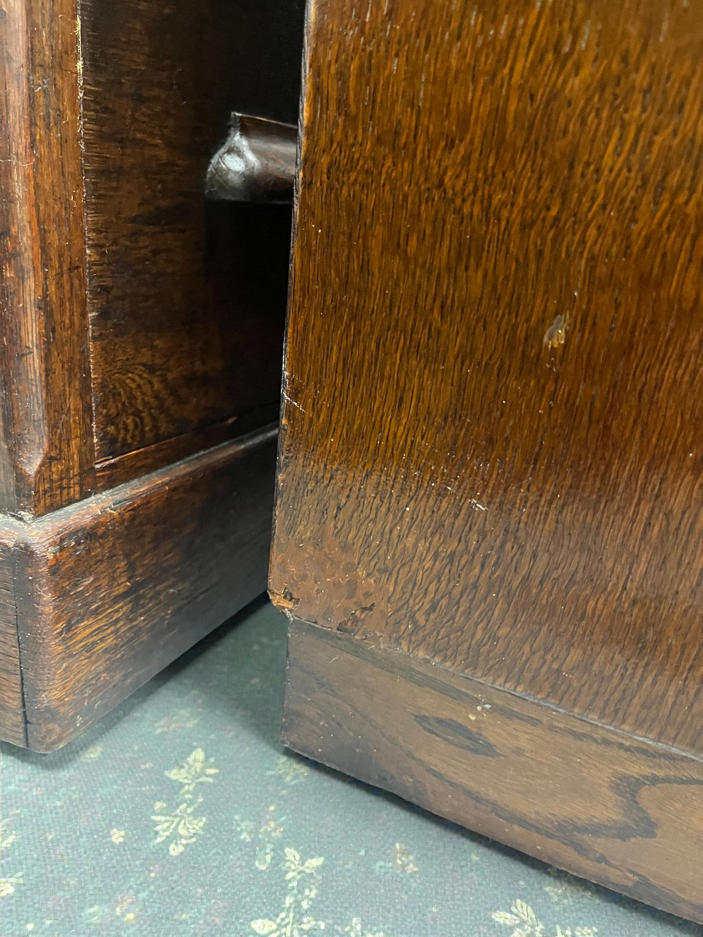 Oak Arts & Crafts Sideboard | Antique 2 Door Buffet Cabinet