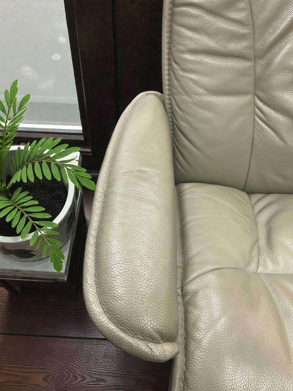 Ekornes Stressless Recliner Chair Lounger Green With Footstool Large Size