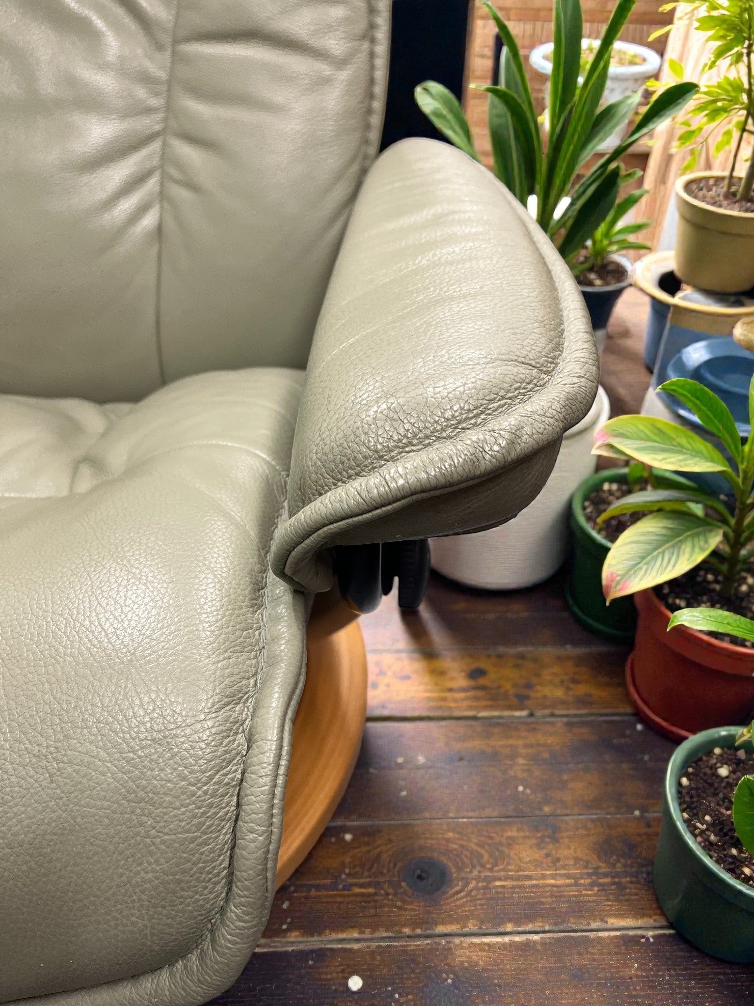 Ekornes Stressless Recliner Chair Lounger Green With Footstool Large Size