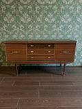Mid-Century Vintage Sideboard | 1960s Teak 2 Door 3 Drawer Cabinet
