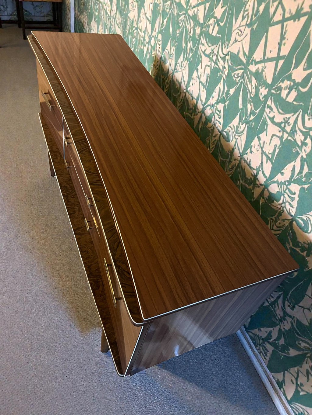 Mid-Century Vintage Sideboard | 1960s Teak 2 Door 3 Drawer Cabinet