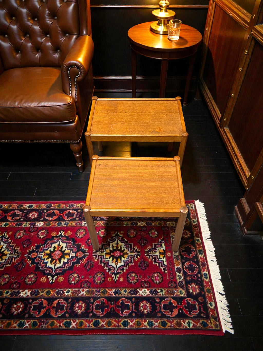 Pair of Danish Style Mid-Century Side Tables | Teak Occasional Tables