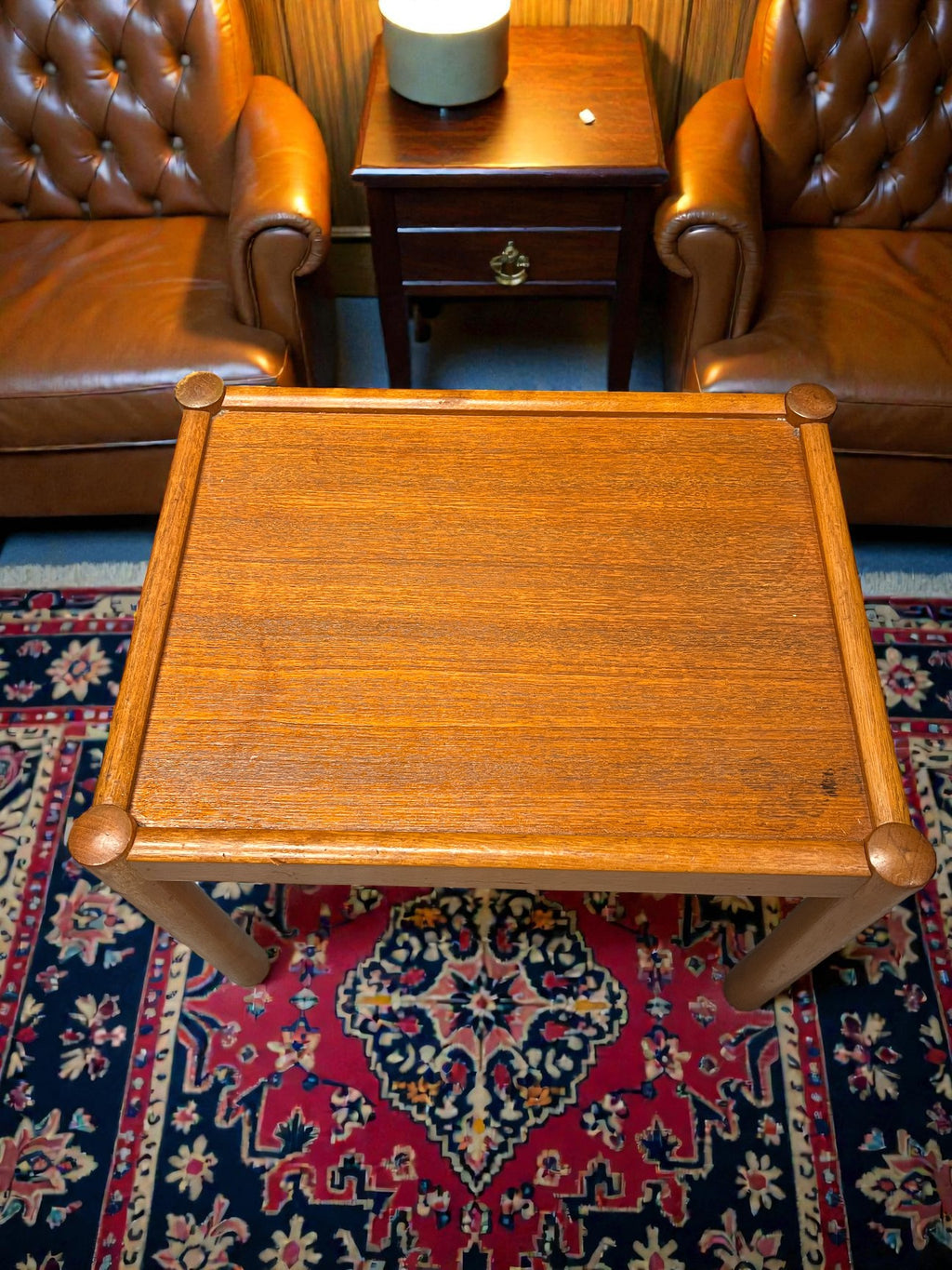 Pair of Danish Style Mid-Century Side Tables | Teak Occasional Tables