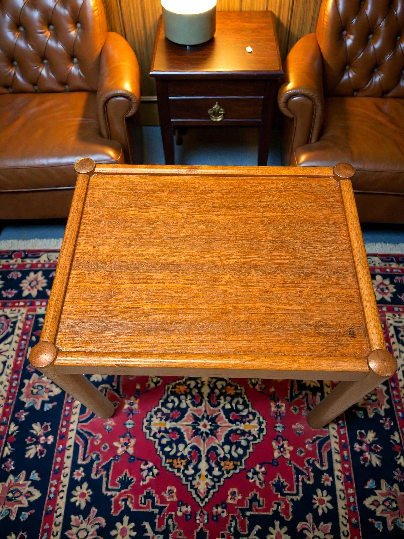 Pair of Danish Style Mid-Century Side Tables | Teak Occasional Tables