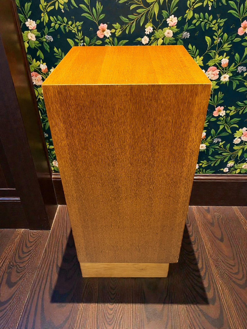 Meredew Mid-Century Bedside Table | Vintage Slim Nightstand with Drawer & Cupboard