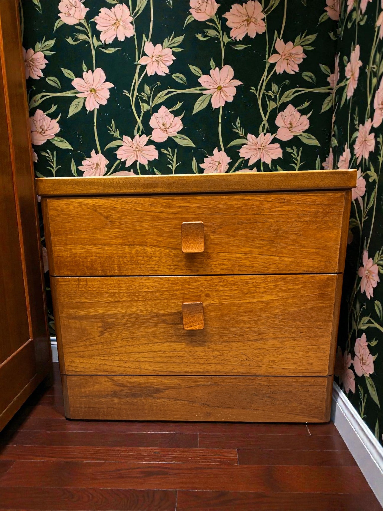 Pair of Stag Cantata Bedside Tables | Mid-Century 2 Drawer Nightstands