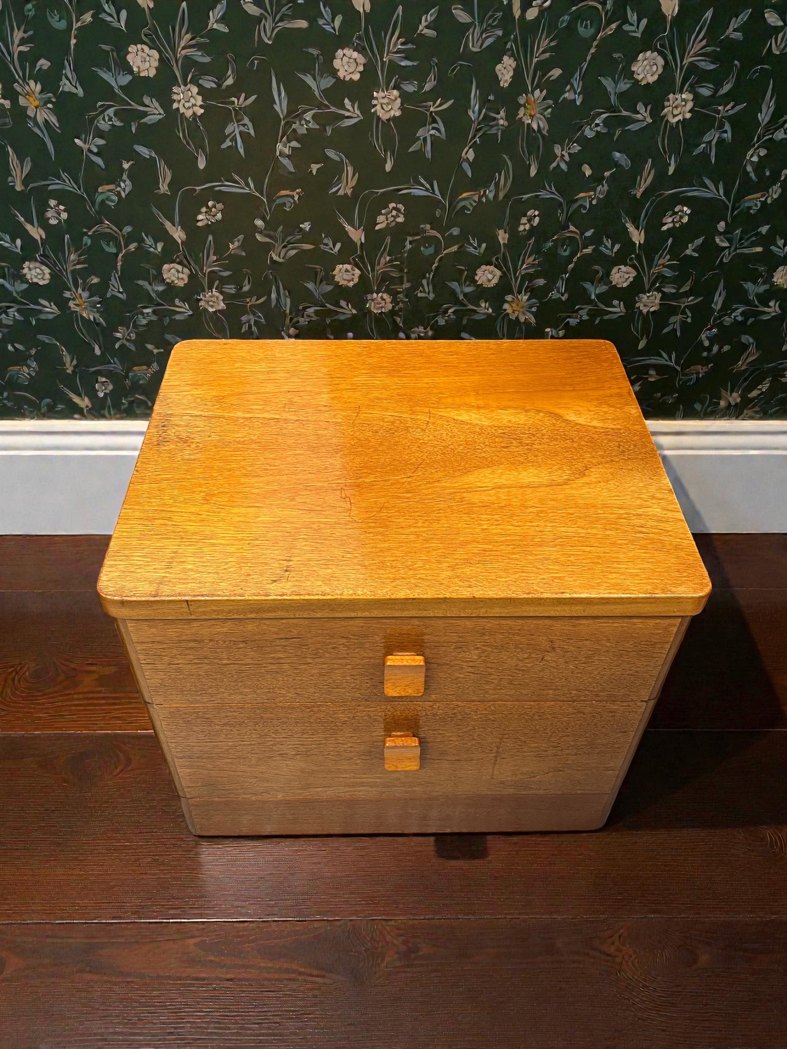 Pair of Stag Cantata Bedside Tables | Mid-Century 2 Drawer Nightstands