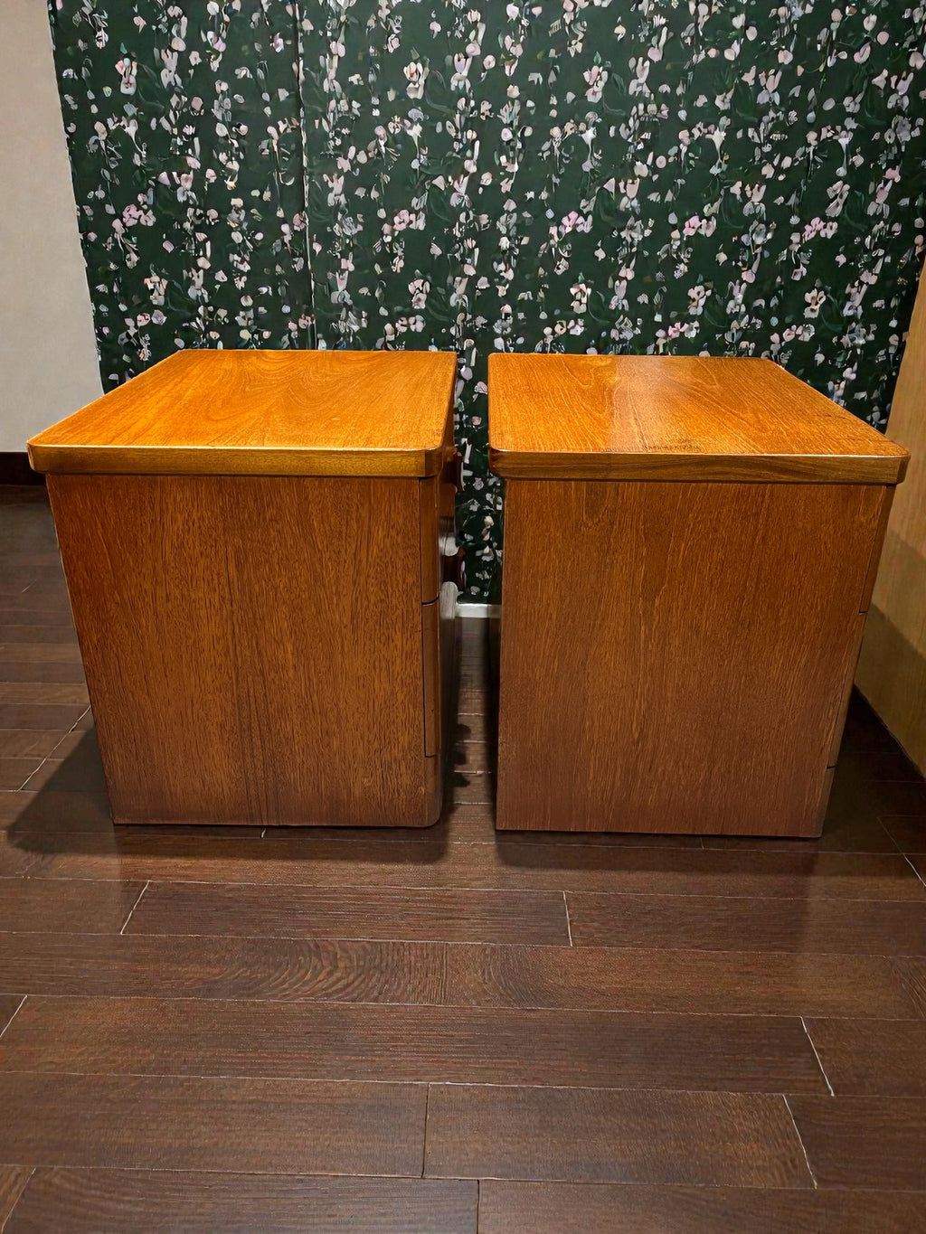 Pair of Stag Cantata Bedside Tables | Mid-Century 2 Drawer Nightstands